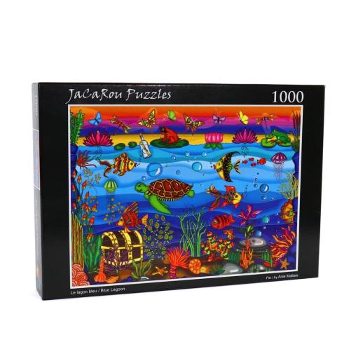 Puzzle Jacarou Laguna Azul de 1000 Piezas