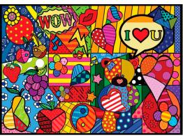 Puzzle Jacarou Pop Art Inspiration de 1000 Piezas