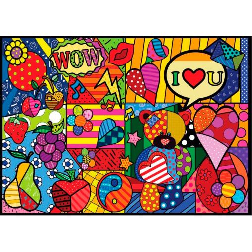 Puzzle Jacarou Pop Art Inspiration de 1000 Piezas