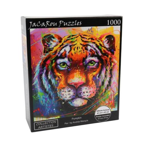 Puzzle Jacarou Tigre Pumpkin de 1000 Piezas