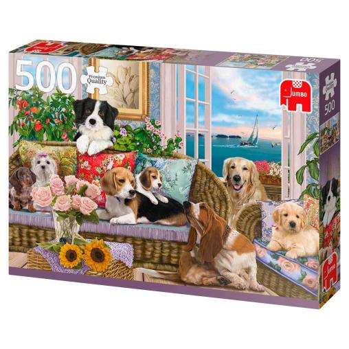 Puzzle Jumbo Amigos Peludos de 500 Piezas