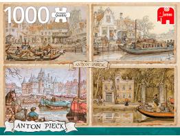 Puzzle Jumbo Barcos del Canal de 1000 Piezas