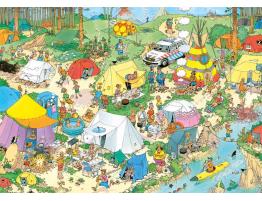 Puzzle Jumbo Camping en el Bosque de 1000 Piezas