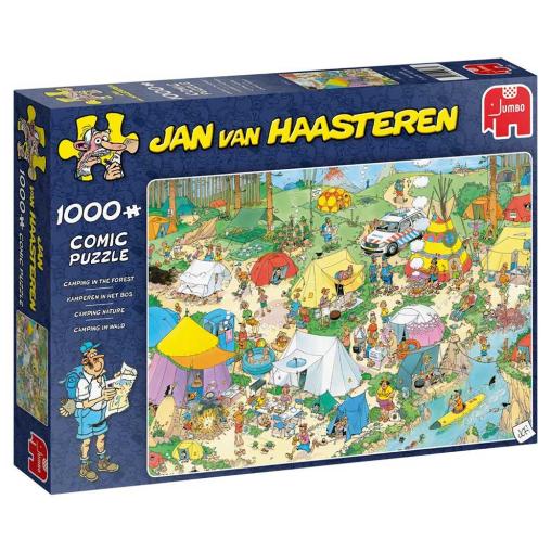 Puzzle Jumbo Camping en el Bosque de 1000 Piezas