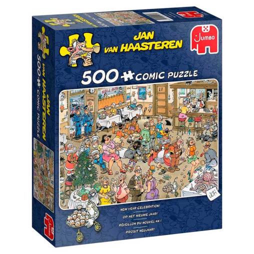 Puzzle Jumbo Celebración de Año Nuevo de 500 Piezas