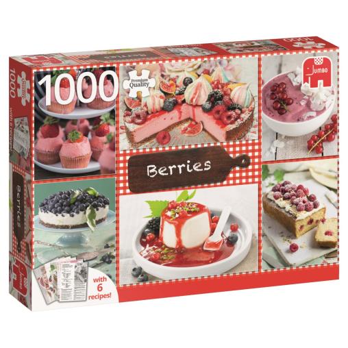 Puzzle Jumbo Frutos del bosque de 1000 Piezas