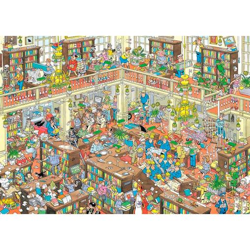 Puzzle Jumbo La Librería de 1000 Piezas