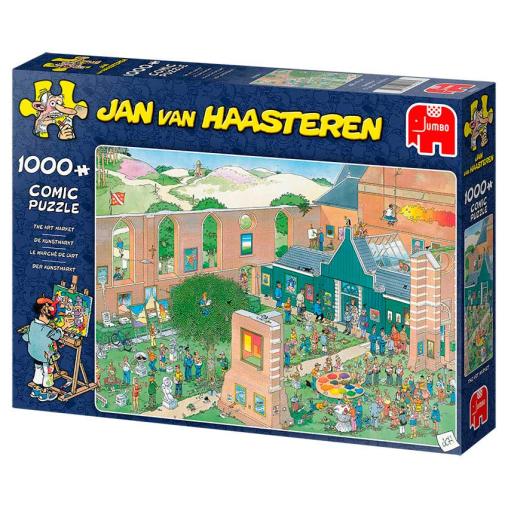 Puzzle Jumbo Mercado del Arte de 1000 Piezas