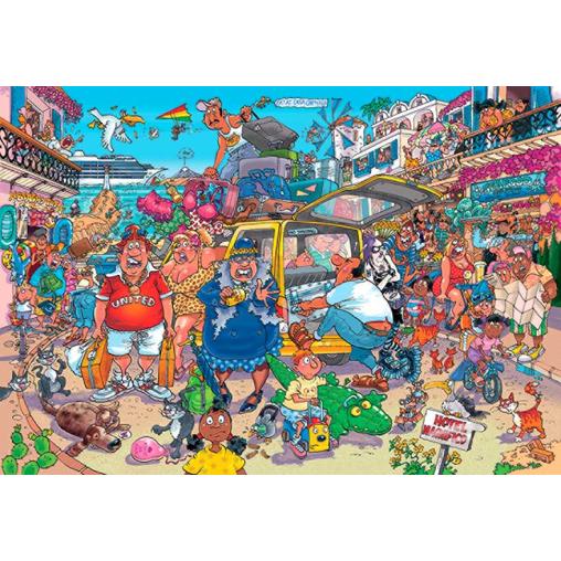 Puzzle Jumbo Original Fiasco de Vacaciones de 1000 Piezas