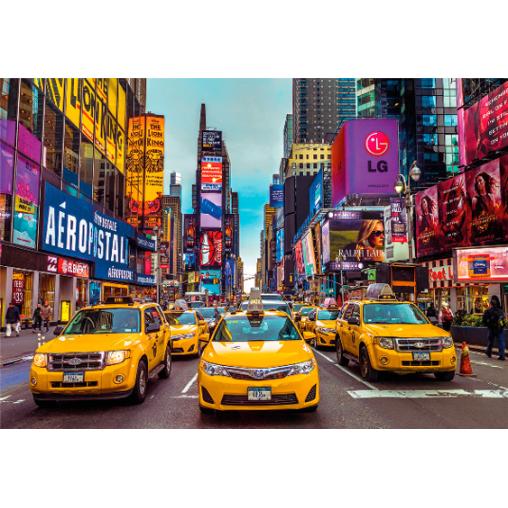 Puzzle Jumbo Taxis de Nueva York de 1000 Piezas