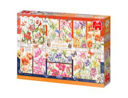 Puzzle Jumbo  Tulipanes de Holanda de 1000 Piezas