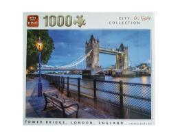 Puzzle King De Noche en Tower Bridge de 1000 Piezas