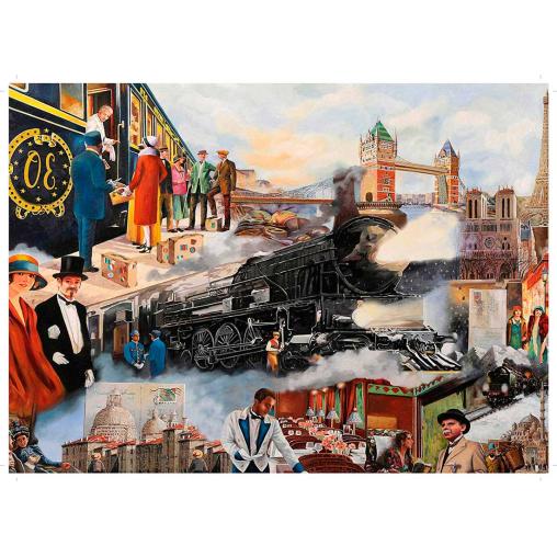 Puzzle King El Orient Express de 1000 Piezas