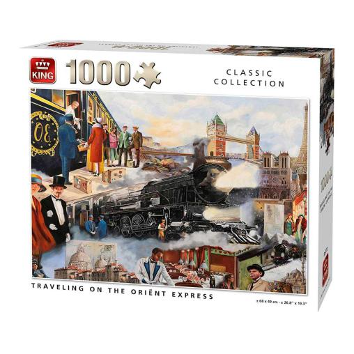 Puzzle King El Orient Express de 1000 Piezas