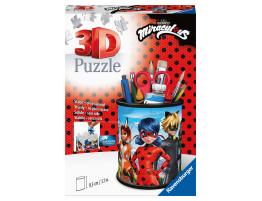 Puzzle Lapicero 3D Ravensburger Miraculous Ladybug de 57 Piezas