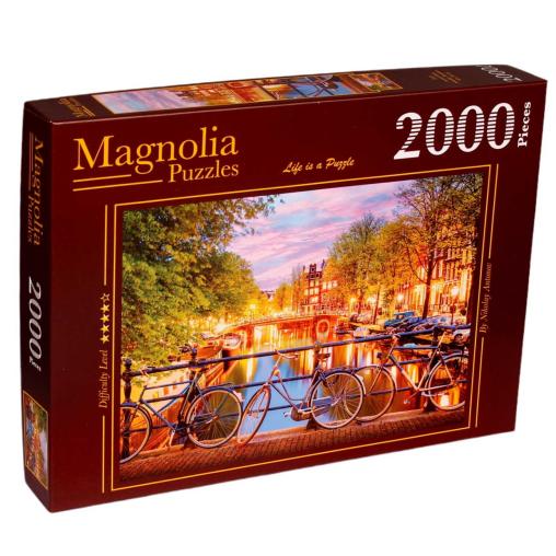 Puzzle Magnolia Amsterdam de 2000 Piezas