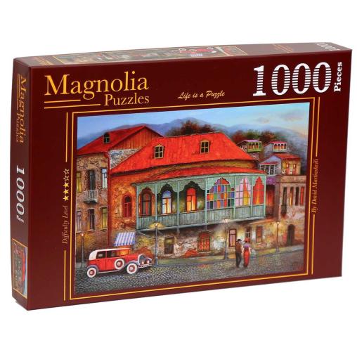 Puzzle Magnolia Calle de Old Tbilisi de 1000 Piezas