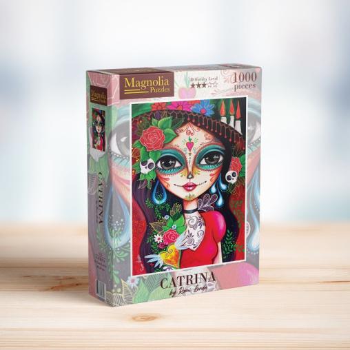 Puzzle Magnolia Catrina de 1000 Piezas