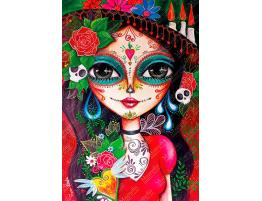 Puzzle Magnolia Catrina de 1000 Piezas