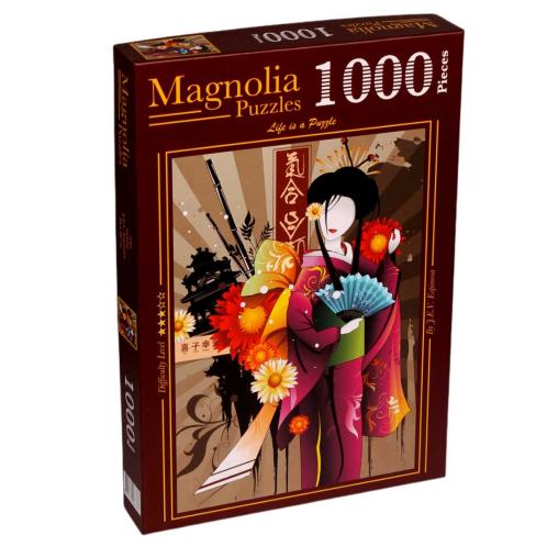 Puzzle Magnolia Geisha de 1000 Piezas