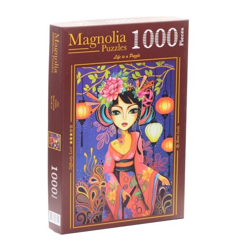 Puzzle Magnolia Geisha de 1000 Piezas