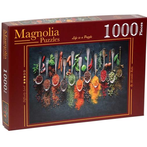 Puzzle Magnolia Hierbas y Especias de 1000 Piezas