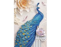 Puzzle Magnolia Pavo Real Azul de 1000 Piezas