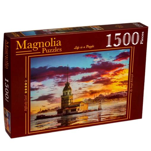 Puzzle Magnolia Torre de Maiden de 1500 Piezas