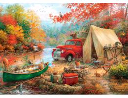 Puzzle MasterPieces Acampada al Aire Libre de 1000 Piezas