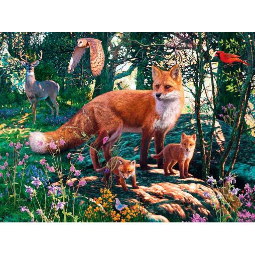 Puzzle MasterPieces Animales del Bosque de 550 Piezas