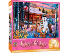 Puzzle MasterPieces Animales en Navidad XXL de 300 Piezas