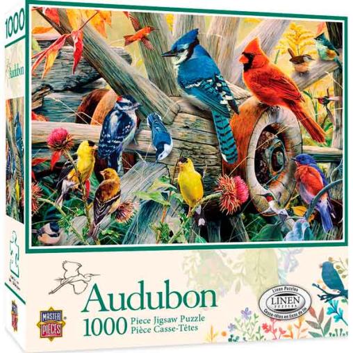 Puzzle MasterPieces Aves del Patio Trasero de 1000 Piezas