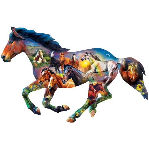 Puzzle MasterPieces Caballo Salvaje de 1000 Piezas