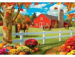 Puzzle MasterPieces Caballos en los Pastos de 1000 Piezas