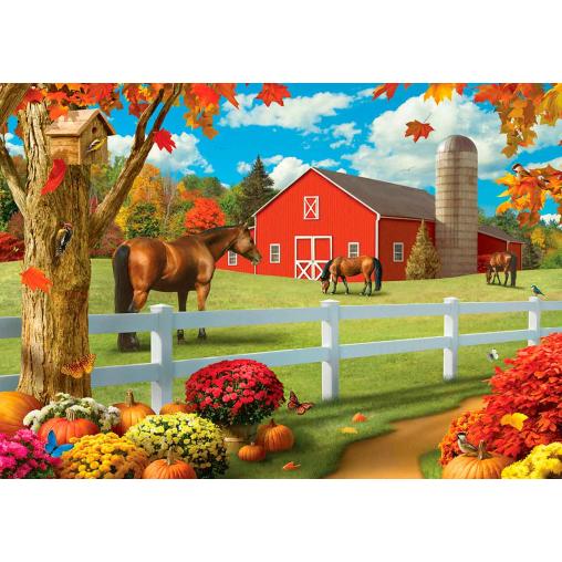 Puzzle MasterPieces Caballos en los Pastos de 1000 Piezas