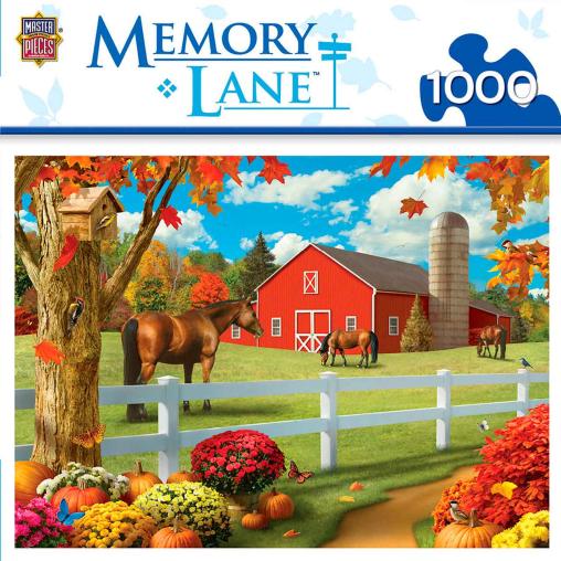 Puzzle MasterPieces Caballos en los Pastos de 1000 Piezas