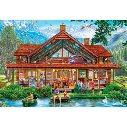 Puzzle MasterPieces Cabaña de Camping XXL de 1000 Piezas