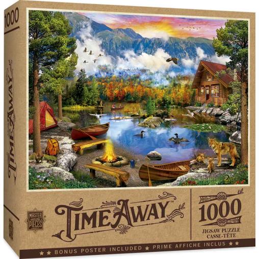 Puzzle MasterPieces Canoas al Atardecer de 1000 Piezas