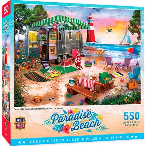 Puzzle MasterPieces Caravana Junto al Océano de 550 Piezas