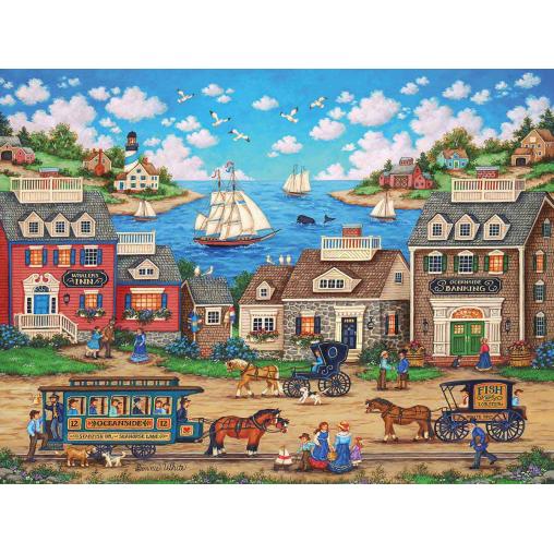 Puzzle MasterPieces Carruaje Junto al Mar de 550 Piezas