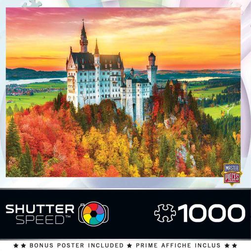 Puzzle MasterPieces Castillo Neuschwanstein en Otoño de 1000 Pz