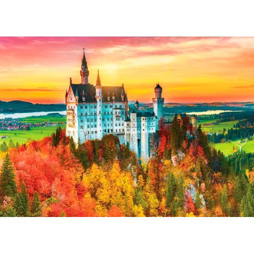 Puzzle MasterPieces Castillo Neuschwanstein en Otoño de 1000 Pz