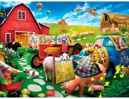 Puzzle MasterPieces Colchas Campestres XXL de 300 Piezas