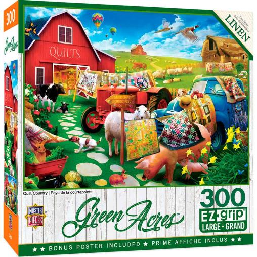 Puzzle MasterPieces Colchas Campestres XXL de 300 Piezas