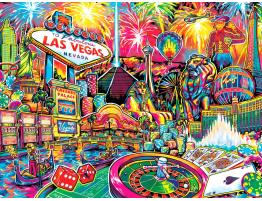 Puzzle MasterPieces Collage de Las Vegas de 550 Piezas