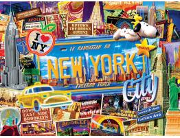 Puzzle MasterPieces Collage de Nueva York de 550 Piezas