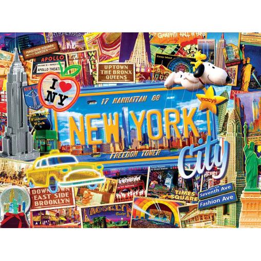 Puzzle MasterPieces Collage de Nueva York de 550 Piezas