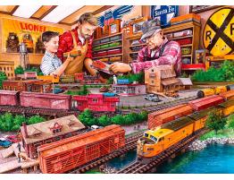 Puzzle MasterPieces Comprando Trenes a Lionel de 1000 Piezas