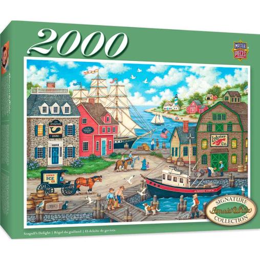 Puzzle MasterPieces Delicias Para Las Gaviotas de 2000 Piezas