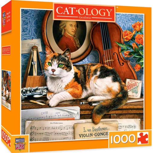 Puzzle MasterPieces El Gato de la Música de 1000 Piezas